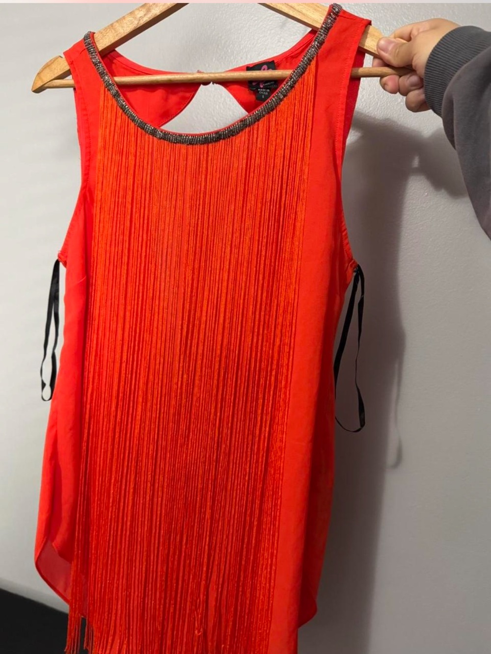 Vintage 2B Bebe fringe blouse